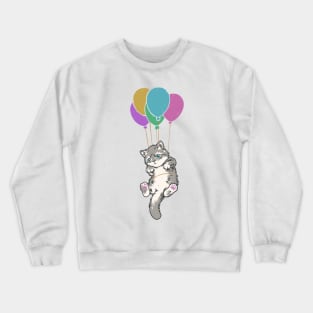 Cat balloons Crewneck Sweatshirt